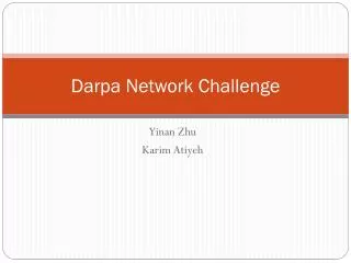 Darpa Network Challenge