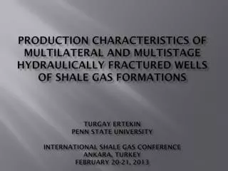 SHALE GAS RESERVOIRS AND CLASSICAL DILEMMA OF EARTH SCIENTISTS AND PETROLEUM ENGINEERS