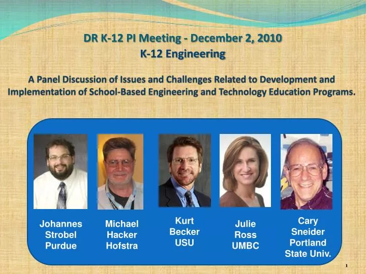 dr k 12 pi meeting december 2 2010 k 12 engineering