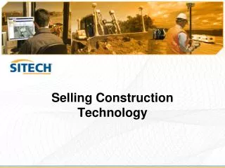 Selling Construction Technology
