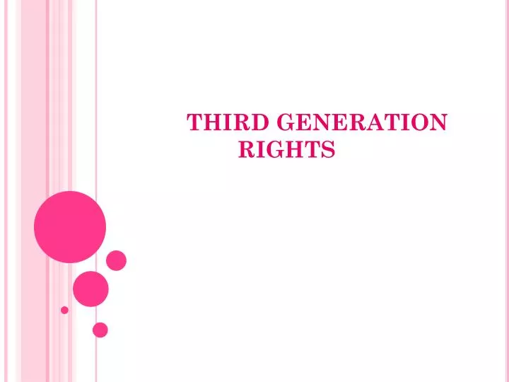 third generation rights