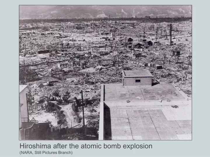 hiroshima after the atomic bomb explosion nara still pictures branch