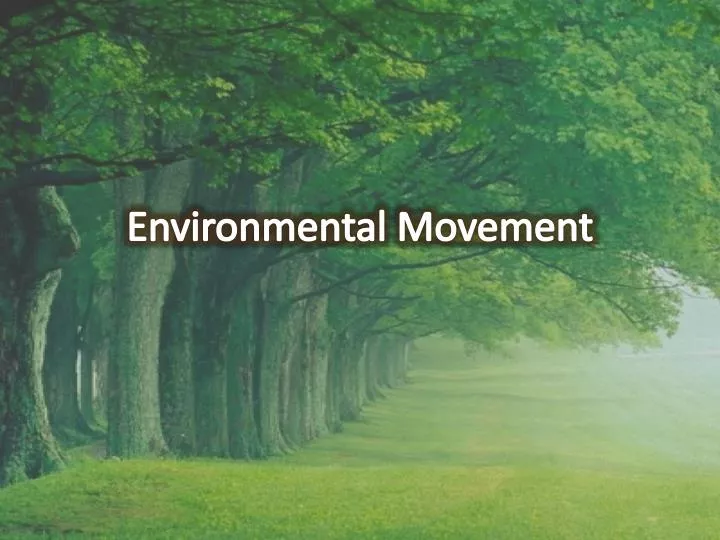 environmental movement