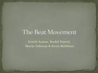 The Beat Movement