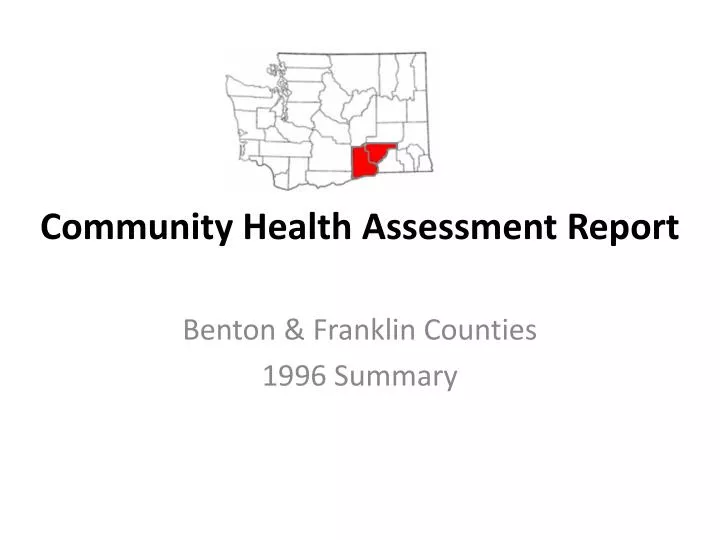 community health assessment report