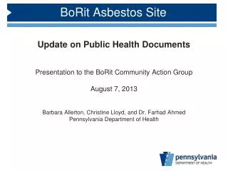 BoRit Asbestos Site