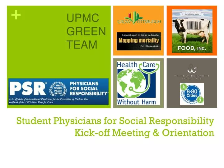 student physicians for social responsibility kick off meeting orientation