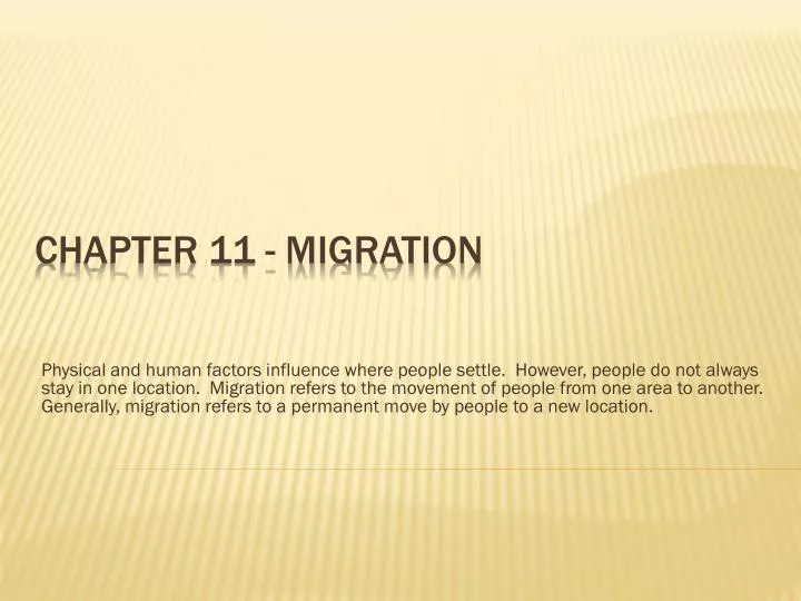 chapter 11 migration