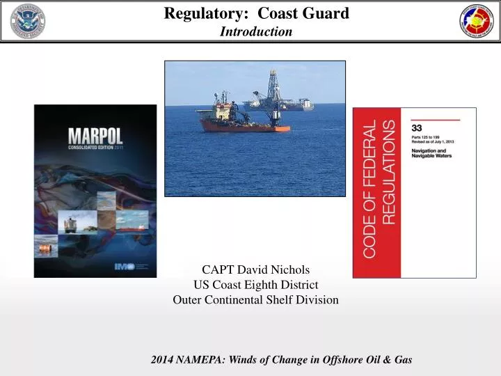 regulatory coast guard introduction