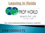 Leasing in Noida, Retail Showroom, Commercial Shops leasing - slide 1