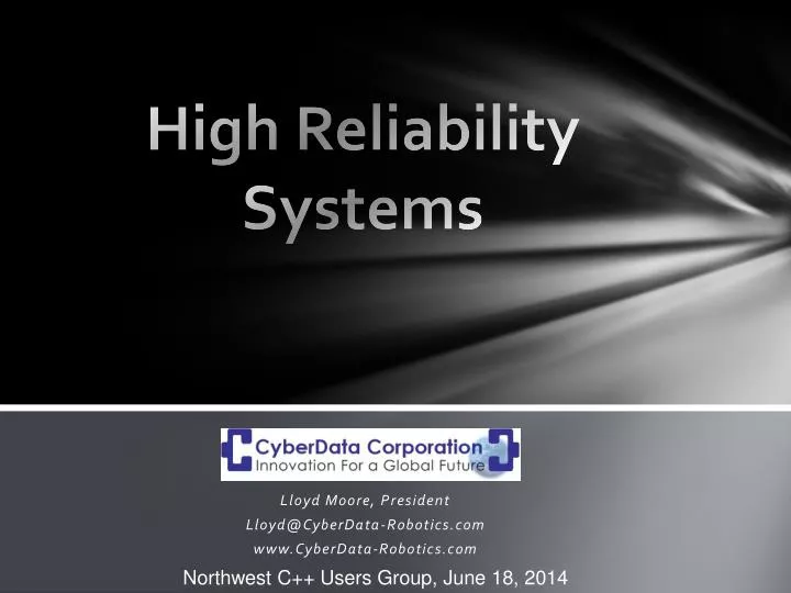 high reliability systems