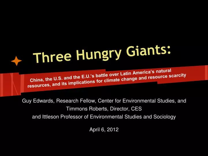 three hungry giants