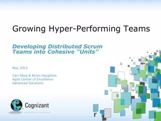 Growing Hyper-Performing Teams