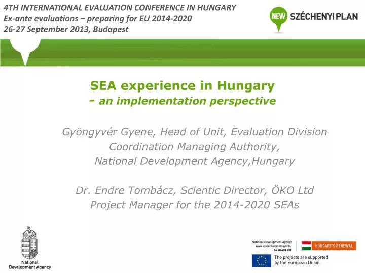 sea experience in hungary an implementation perspective