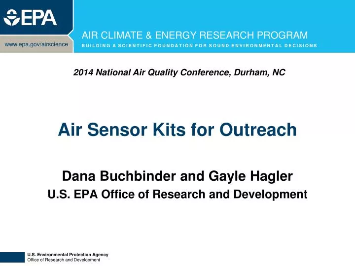 air sensor kits for outreach