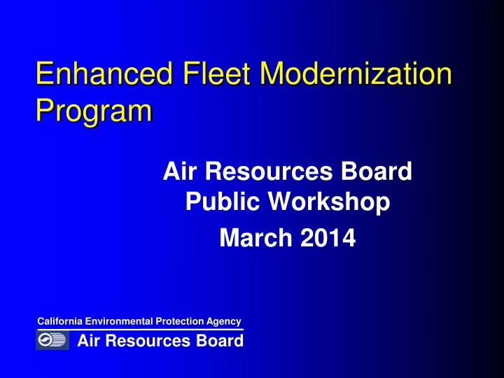enhanced fleet modernization program