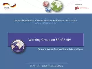Working Group on SRHR/ HIV