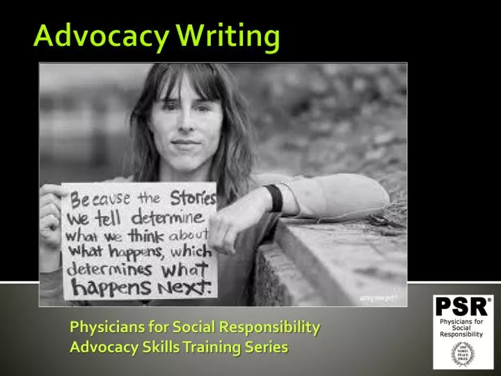 physicians for social responsibility advocacy skills training series
