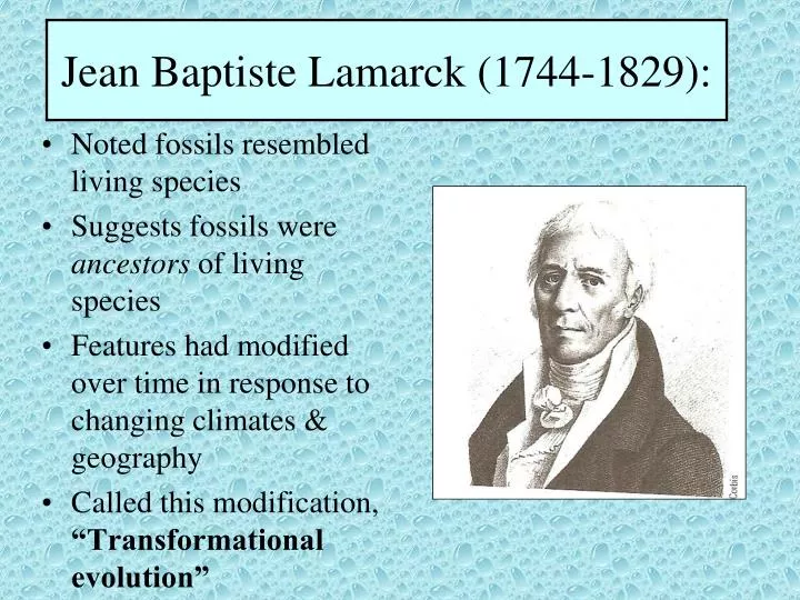 jean baptiste lamarck 1744 1829