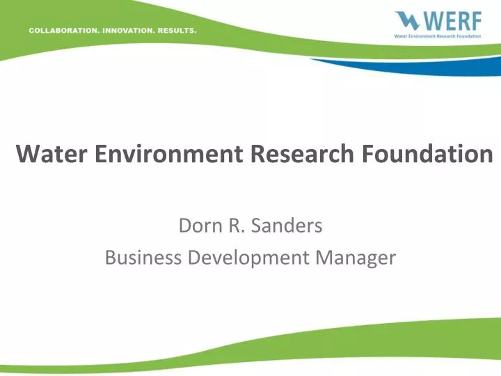 water environment research foundation