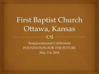 First Baptist Church Ottawa, Kansas