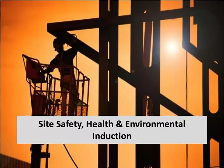 site safety health environmental induction