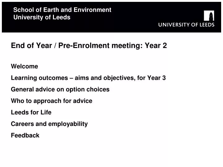 school of earth and environment university of leeds