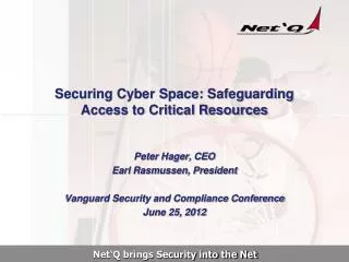 Securing Cyber Space: Safeguarding Access to Critical Resources
