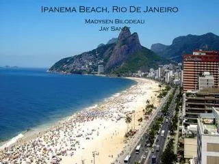 Ipanema Beach, Rio De Janeiro