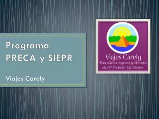 programa preca y siepr
