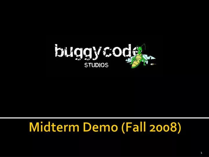 midterm demo fall 2008