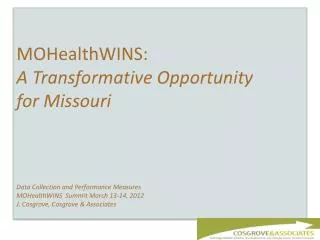 MOHealthWINS Vision for Missouri