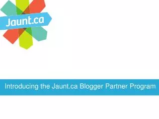 Introducing the Jaunt.ca Blogger Partner Program