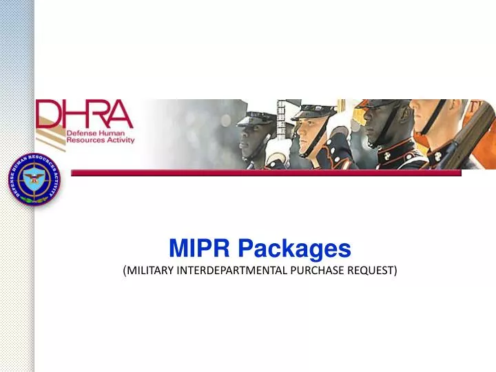 mipr packages military interdepartmental purchase request