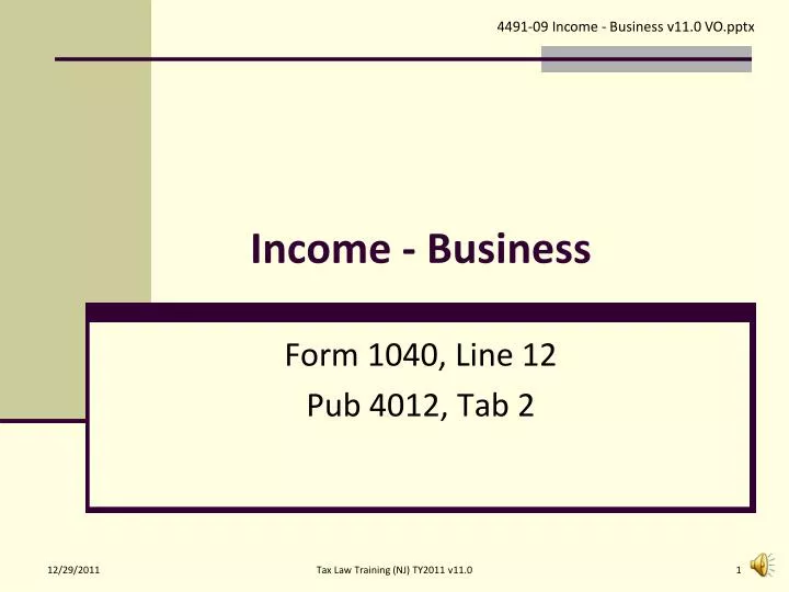 income business