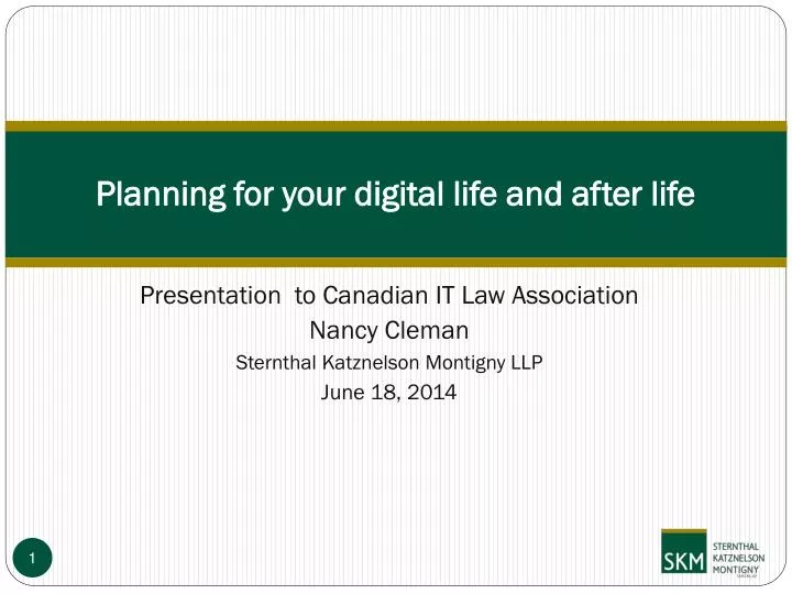 planning for your digital life and after life