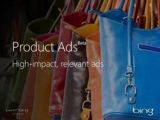 Product Ads Beta