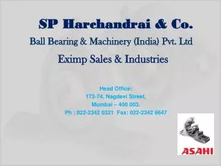 SP Harchandrai &amp; Co.