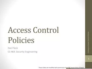 Access Control Policies