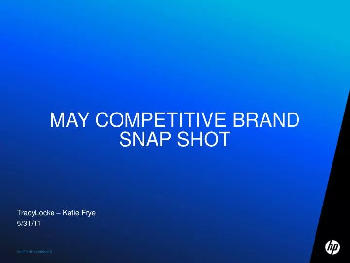 may competitive brand snap shot