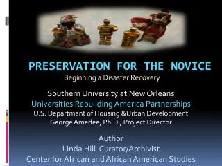 Preservation for the Novice