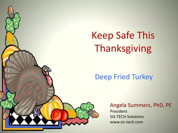 keep safe this thanksgiving