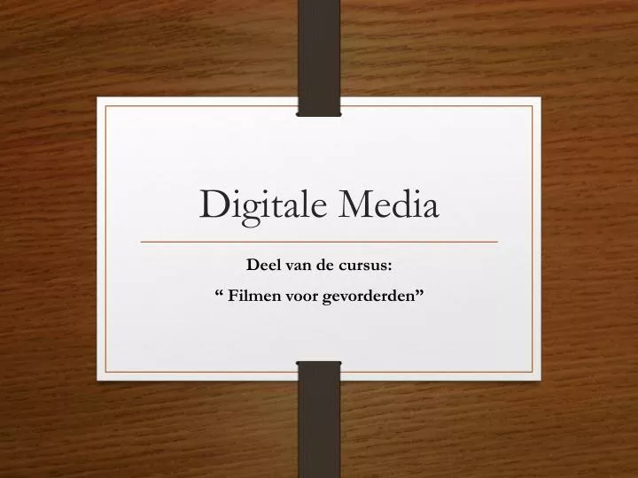 digitale media