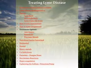 Symptoms: common and less common Lyme Disease Misdiagnosed as Photos: Lyme Rash Bartonella Rash Lyme Under the Scope H