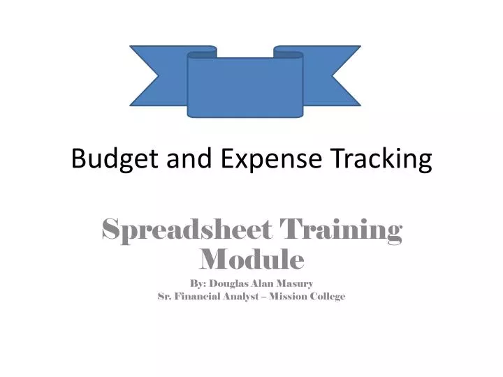 budget and expense tracking