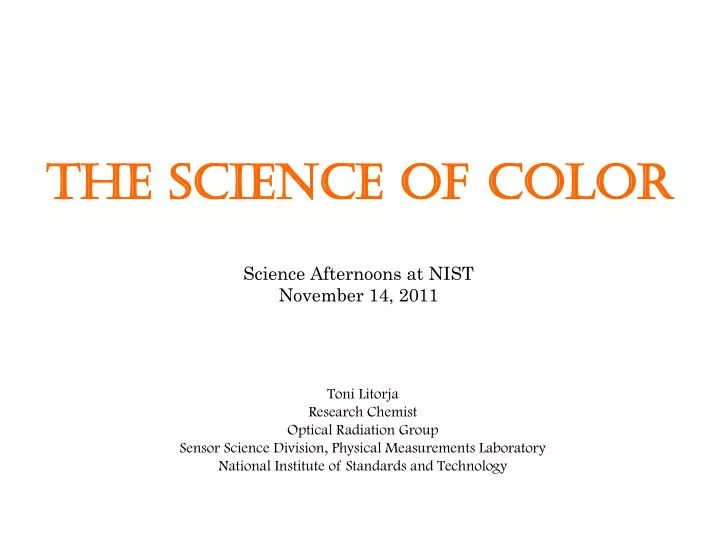 the science of color