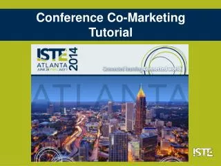 Conference Co-Marketing Tutorial