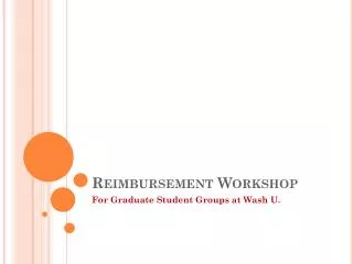 Reimbursement Workshop