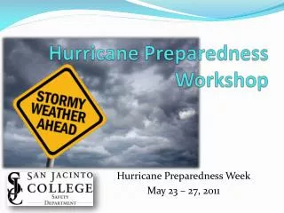 Hurricane Preparedness Workshop