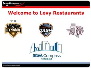 Welcome to Levy Restaurants